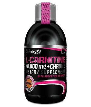 Л-карнитин BioTech L-Carnitine 70 000 + chrome