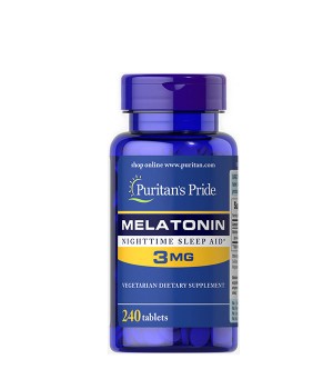 Мелатонін і GABA (для сну) Puritan's Pride Melatonin 3 мг