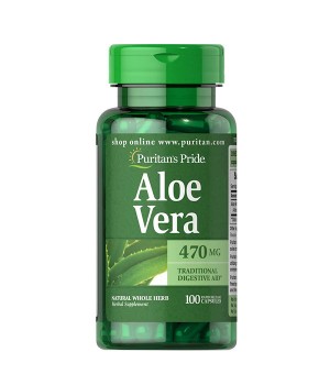 Вітаміни та мінерали Puritan's Pride Aloe Vera 470 mg Puritan Pride