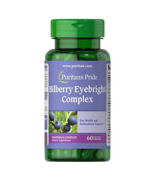 Витамины и минералы Puritan's Pride Bilberry Eyebright Complex Puritan's Pride