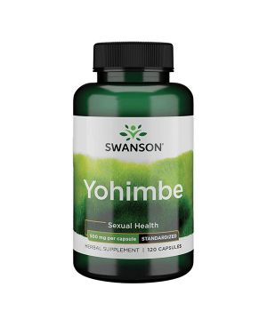 Вітаміни та мінерали Swanson Yohimbe Standardized 500 мг Swanson