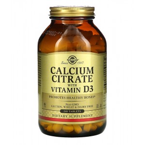 Calcium Citrate with Vitamin D 3 SOLGAR 60 tabs