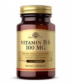 Витамины и минералы Solgar Solgar Vitamin B-6 100 mg