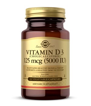 Вітаміни та мінерали Solgar Solgar Vitamin D-3 125 mcg (5000 IU)
