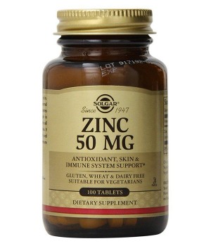 Витамины и минералы Solgar Solgar Zinc 50 mg