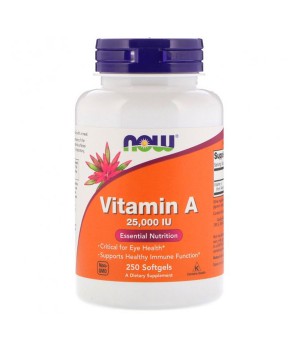 Витамины и минералы Now Foods NOW Vitamin A 25000 IU
