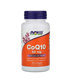Витамины и минералы Now Foods NOW CoQ10 50mg + VIT E