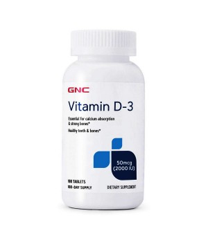 Витамины и минералы GNC GNC VITAMIN D3 2000