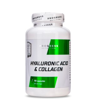 Суставы и связки Progress Nutrition Hyaluronic acid + Collagen Progress Nutrition