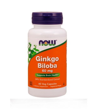 Вітаміни та мінерали Now Foods NOW GINKGO BILOBA 60mg