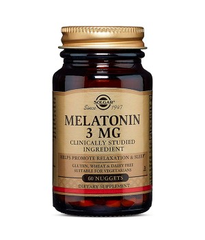 Мелатонин и Gaba (для сна) Solgar SOLGAR Melatonin 3 mg