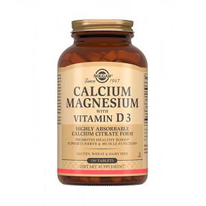 Solgar CALCIUM MAGNESIUM с Витамином D3
