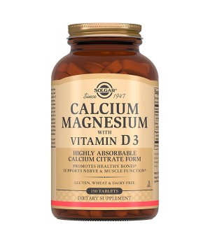 Витамины и минералы Solgar Solgar CALCIUM MAGNESIUM с Витамином D3