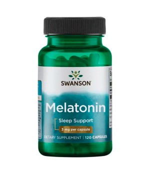 Мелатонін і GABA (для сну) Swanson Swanson Melatonin 3 mg