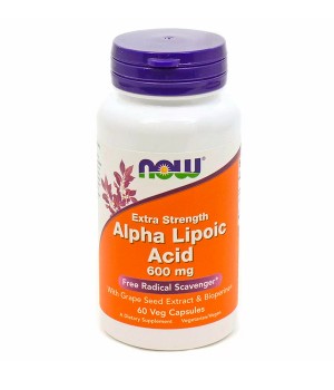 Вітаміни та мінерали Now Foods Now Alpha Lipoic Acid 600 мг