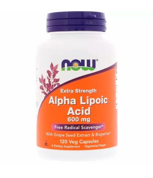 Витамины и минералы Now Foods Now Alpha Lipoic Acid 600 мг