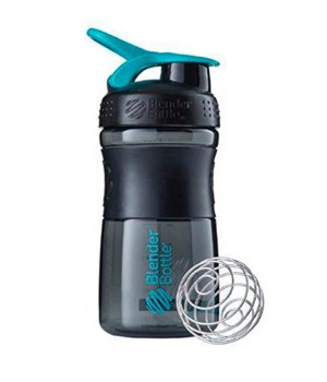 Шейкеры Blender Bottle Sport Mixer Black Teal (600 мл)