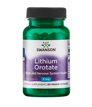 Вітаміни та мінерали Swanson Swanson Lithium Orotate - уцінка