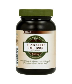 Омега 3 GNC GNC Flax Seed Oil 1000 - уцінка