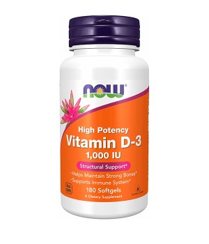 Вітаміни та мінерали Now Foods Now Vitamin D-3 1000 IU