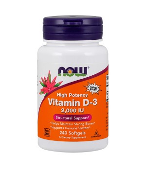 Вітаміни та мінерали Now Foods Now Vitamin D-3 2000 IU