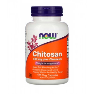 Now Chitosan Plus Chromium 500 mg
