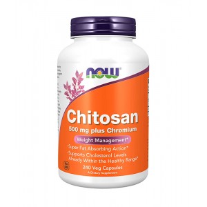 Now Chitosan Plus Chromium 500 mg