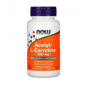 Now Acetyl L-carnitine 500 mg