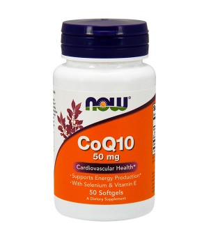 Витамины и минералы Now Foods NOW CoQ10 50mg + VIT E
