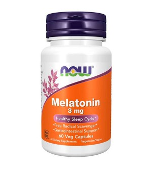 Мелатонін і GABA (для сну) Now Foods Melatonin 3 mg