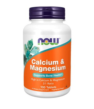 Вітаміни та мінерали Now Foods Now Magnesium & Calcium