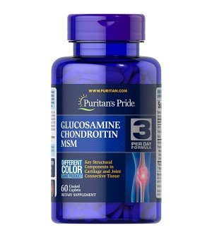 Суставы и связки Puritan's Pride Glucosamine Chondroitin MSM - Double Strength