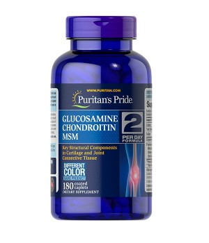 Суставы и связки Puritan's Pride Glucosamine Chondroitin MSM - Triple Strength