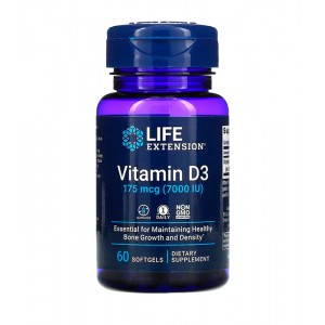 Life Extension Vitamin D3, 175 mcg (7000 IU)