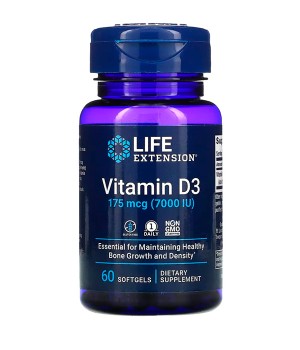 Витамины и минералы Life Extension Life Extension Vitamin D3, 175 mcg (7000 IU)