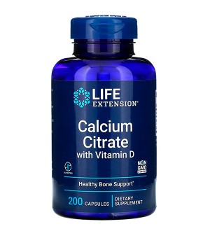 Вітаміни та мінерали Life Extension Life Extension Calcium Citrate with Vitamin D
