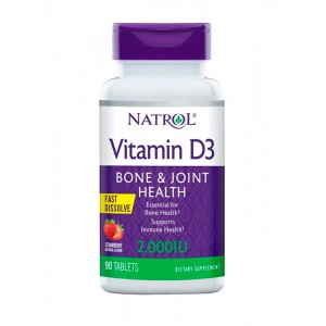 Natrol Vitamin D3 Fast Dissolve 2000 IU