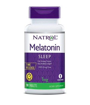 Мелатонін і GABA (для сну) Natrol Natrol Melatonin 1 mg Time Release