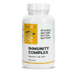 Progress Nutrition Immunity complex Vitamin C 1000 mg + D3 2000IU + Zink Citrate 25 mg