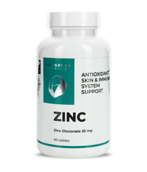 Витамины и минералы Progress Nutrition Progress Nutrition Zinc Gluconate 25 mg