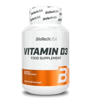 Витамины и минералы BioTech Biotech Vitamin D3 2000 IU