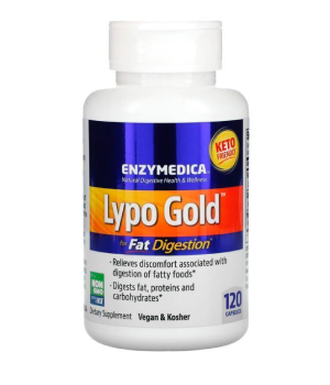 Витамины и минералы Enzymedica Enzymedica Lypo Gold For Fat Digestion (Ферменты для переваривания жиров)