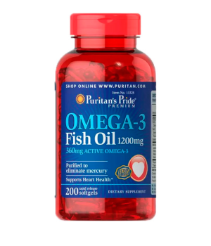 Витамины и минералы Puritan's Pride Puritan's Pride Omega-3 Fish Oil 1200 mg
