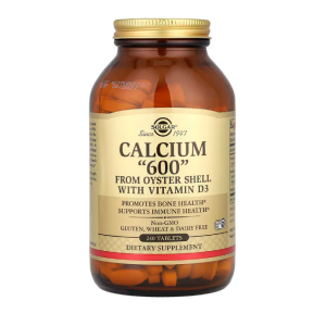 Solgar Calcium 600 (from Oyster Shell + Vitamin D3)