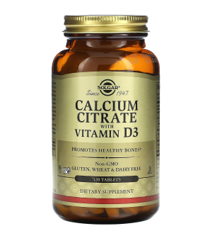 Витамины и минералы Solgar Solgar Calcium Citrate with Vitamin D-3