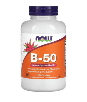 Витамины и минералы Now Foods Now Foods B-50 (Комплекс витаминов В)