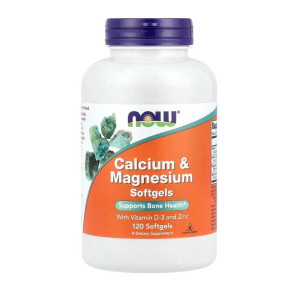 Now Foods Calcium & Magnesium + Vitamin D3 & Zinc