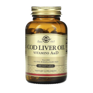 Solgar Cod Liver Oil Vitamin A & D