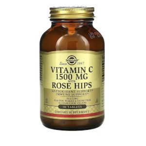 Solgar Vitamin C with Rose Hips 1500 мг