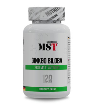 Витамины и минералы MST MST Ginkgo Biloba 120 мг